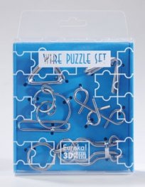Wire Puzzle Set син