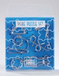 Wire Puzzle Set син