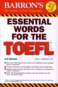 Essential words for TOEFL 4th edition