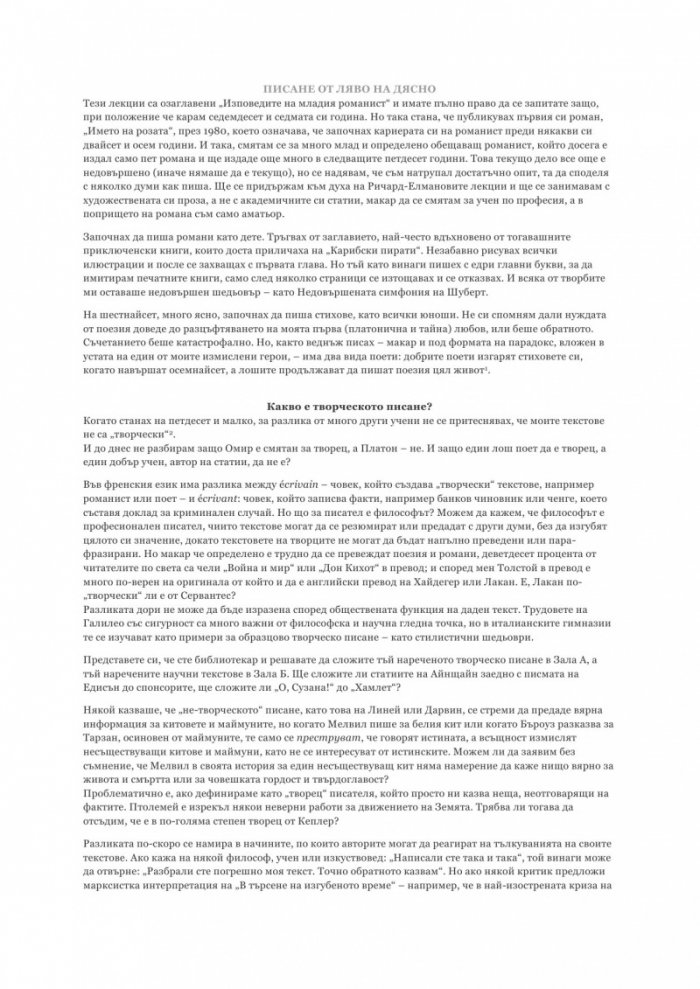 Изповедите на младия романист