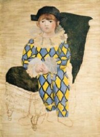 Paul en Arlequin / Picasso