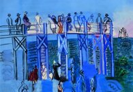 L'estacade et la plage du Havre / Dufy