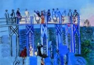 L'estacade et la plage du Havre / Dufy