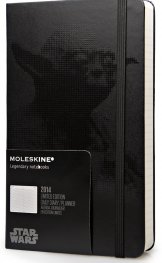 Бележник Moleskine 2014 12 Month Limited Edition Star Wars Large Hard Cover Daily Planner Black [7368]