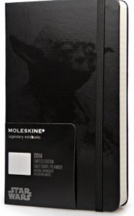 Бележник Moleskine 2014 12 Month Limited Edition Star Wars Large Hard Cover Daily Planner Black [7368]