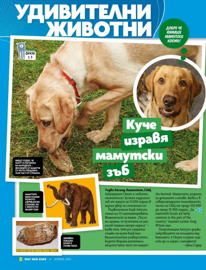 National Geographic KIDS България Април/2021