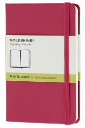 Бележник Moleskine Classic Hard Cover Pocket Plain Notebook Magenta [6415]