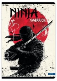 Тетрадка LASTVA Ninja warrior, A5, различни видове