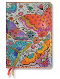 Бележник Paperblanks Diary 2016 Flutterbyes, Midi/ 0522