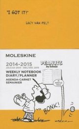 Бележник Moleskine 2015 Peanuts Limited Edition Weekly Notebook 18 Month Pocket Orange Yellow Hard Cover [3272]