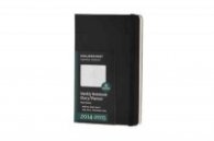 Бележник Moleskine 2014-2015 Weekly Planner 18 Month Large Black Hard Cover [2862]
