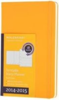 Бележник Moleskine 2014-2015 Turntable Weekly Planner 18M Large Orange Yellow Hard Cover [2961]