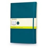 Бележник Moleskine Classic Notebook, Extra Large, Plain, Underwater Blue, Soft Cover [3791]