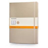 Бележник Moleskine Classic Colored Notebook Extra Large Ruled Khaki Beige Soft Cover [3746]