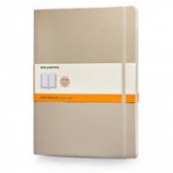 Бележник Moleskine Classic Colored Notebook Extra Large Ruled Khaki Beige Soft Cover [3746]