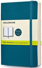 Бележник Moleskine Classic Colored Notebook Pocket Plain Underwater Blue Soft Cover [3593]