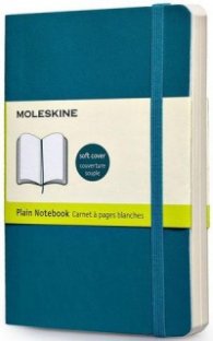 Бележник Moleskine Classic Colored Notebook Pocket Plain Underwater Blue Soft Cover [3593]