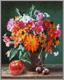 Есенни цветя - рисуване по номера/609130778