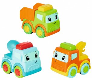 Камиончета, 3 вида Simba Toys ABC - Press and Go