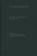 Globalization - Critical Concepts in Sociology