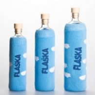 Бутилка FLASKA Classic 0.750L:Син - облаци