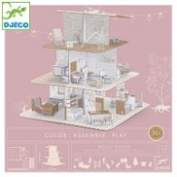 DJ08005 Комплект сглоби, оцвети и играй КЪЩА ЗА КУКЛИ
