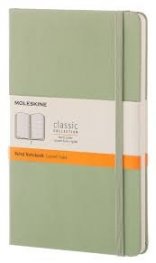 Moleskine Classic Notebook, Large, Ruled, Willow Green, Hard Cover [3625]