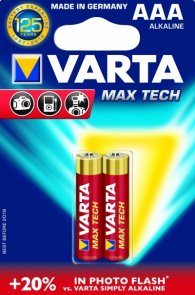 Батерия VARTA MAX TECH LR 03 AAA 2бр.