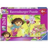 Пъзел 2х24 ч Dora in the jungle 088775