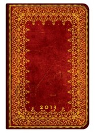 Бележник Paperblanks Diary 2013 Foiled Mini Day, Lined/ 9923
