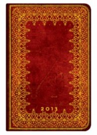 Бележник Paperblanks Diary 2013 Foiled Mini Day, Lined/ 9923