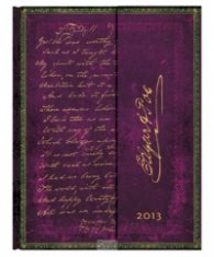 Бележник Paperblanks Diary 2013 Poe, Tamerlane Micro Day, Lined/ 1629