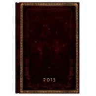 Бележник Paperblanks Diary 2013 Black Moroccan Midi Day/ 0721