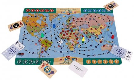 Животните по света. Семейна образователна игра