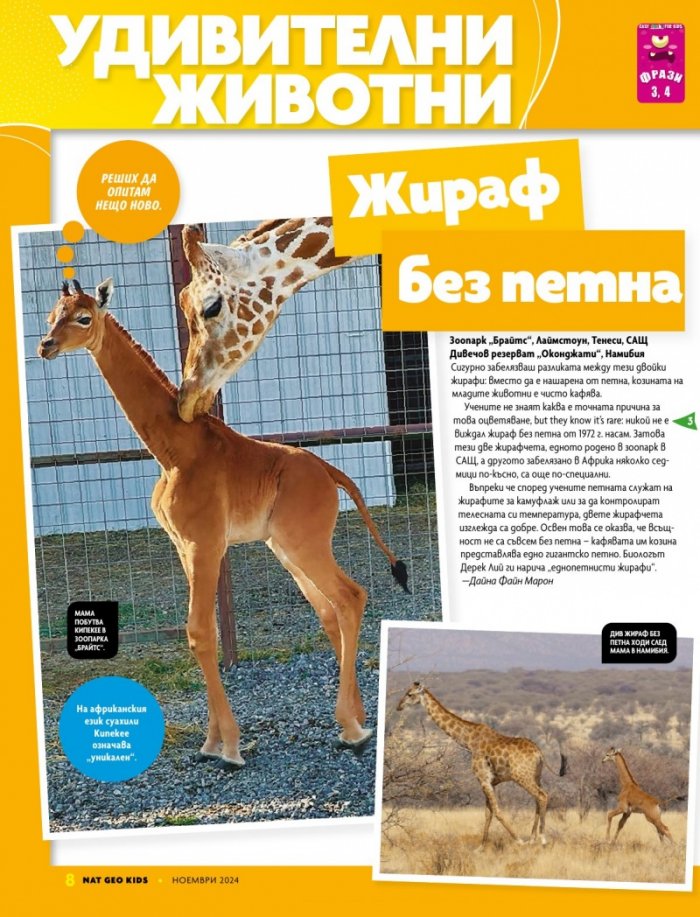 National Geographic KIDS България Ноември/2024