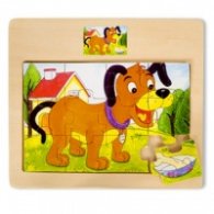 Toys Pino пъзел кученце 12 ел. 4102-2