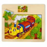 Toys Pino пъзел влакче 12 ел. 4102-3