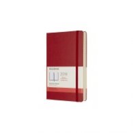 Moleskine 12 Month Daily Planner 2018, Large, Scarlet Red, Hard Cover [3941]