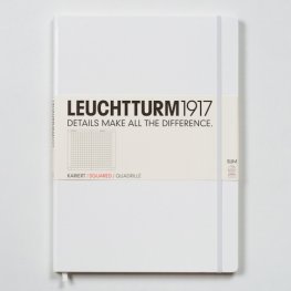 Бележник Leuchtturm1917 A4 Plus Master Slim Ruled Notebook White/ 340934