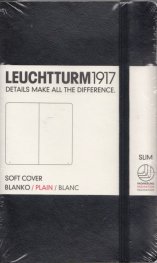 Бележник Leuchtturm 1917 Pocket Blanko [Plain], Softcover, Black/ 305 477
