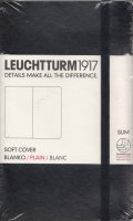 Бележник Leuchtturm 1917 Pocket Blanko [Plain], Softcover, Black/ 305 477