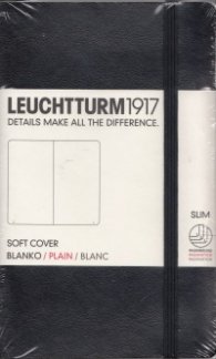 Бележник Leuchtturm 1917 Pocket Blanko [Plain], Softcover, Black/ 305 477