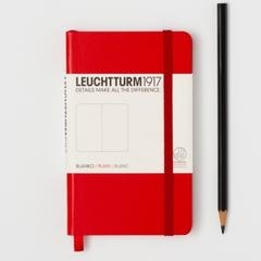 Бележник Leuchtturm 1917 Pocket Liniert [Ruled], Hardcover, Red/ 317 345