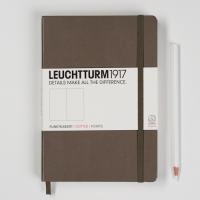 Бележник Leuchtturm 1917 Pocket Liniert [Ruled], Hardcover, Taupe/ 339 587