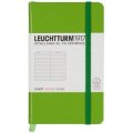 Бележник Leuchtturm 1917 Pocket Liniert [Ruled], Hardcover, Lime/ 338 735