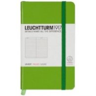 Бележник Leuchtturm 1917 Pocket Liniert [Ruled], Hardcover, Lime/ 338 735