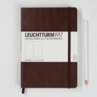 Бележник Leuchtturm 1917 Medium Blanko [Plain], Hardcover, Tobacco/ 339 582