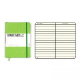 Бележник Leuchtturm 1917 Medium Liniert [Ruled], Hardcover, Lime/ 338 717