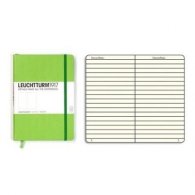 Бележник Leuchtturm 1917 Medium Liniert [Ruled], Hardcover, Lime/ 338 717