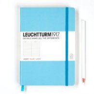 Бележник Leuchtturm 1917 Medium Liniert [Ruled], Hardcover, Turqoise/ 338 715